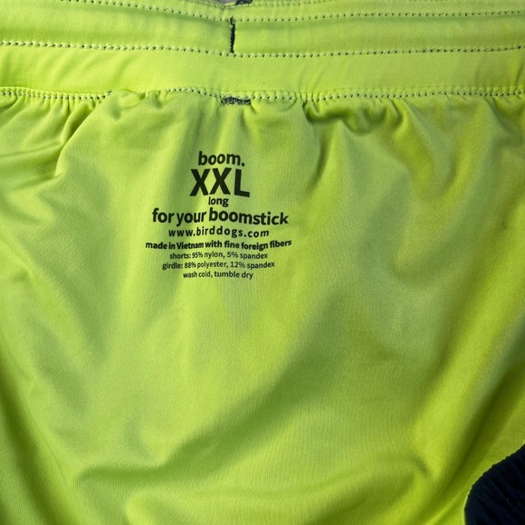 BirdDogs Men XXL Navy Blue Gym Shorts Built-in Liner Zipper Pockets Athletic - Picture 2 of 7